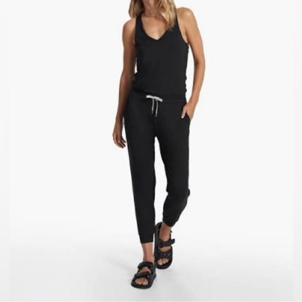 Vuori Black Jogger Jumpsuit - SMALL